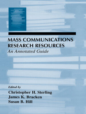 cover image of Mass Communications Research Resources